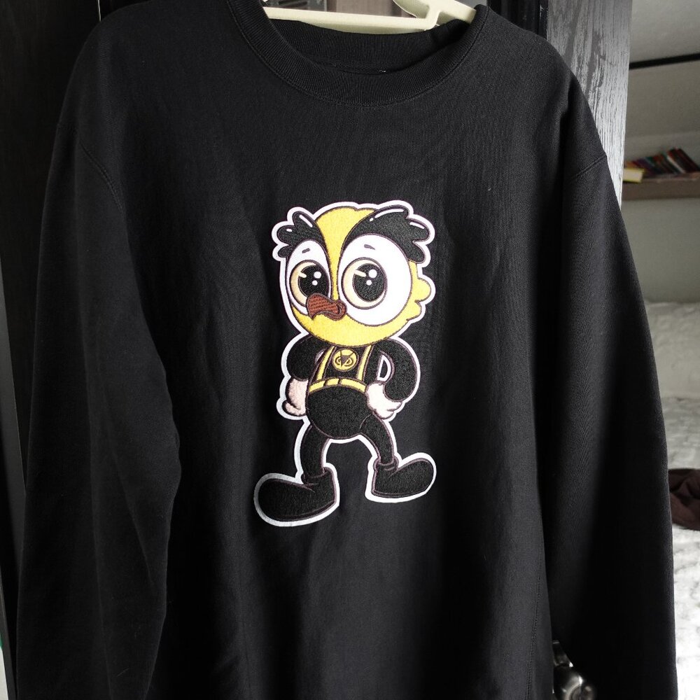Vanoss Chenille Mascot Crewneck Sweatshirt NWOT